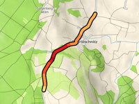 Dreiköpfige Tanne / Reuthaus von Oberölschnitz