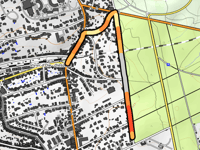 Drève des Gendarmes via Avenue Montana