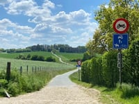 Duisburg vanuit Vossem via Kouterweg
