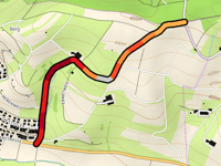 Dürrberggasse via Hermlestenweg