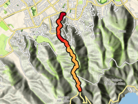 Dyers Pass from Christchurch