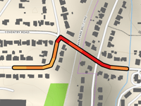 Dyson Drive przez Coventry Road