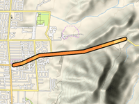 East Lake Mead Boulevard depuis Las Vegas