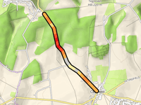 East Meon Road depuis Clanfield