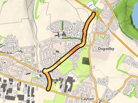 Eastway przez Moor Lane