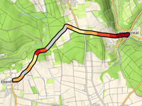 Ebenheid z Wessental przez Bergstrasse
