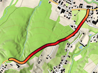 Edelsbachstrasse von Eggersdorf bei Graz