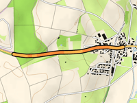 Ehinger Strasse depuis Reinstetten