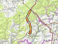 Eichelsberg z Hasenvenn przez Lanzerath