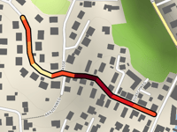 Eichenstrasse über Turmbergweg