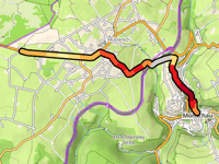 Eichstock von Monschau über Bergstrasse
