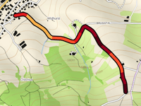 Einschlagstrasse desde Bennwil