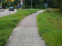 Einsteinstraat über Mensheggerweg