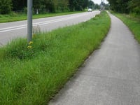 Einsteinstraat über Mensheggerweg