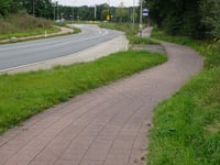 Einsteinstraat über Mensheggerweg