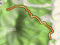 La Creu del Collell da Sant Miquel de Campmajor