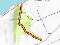 Valleuse d'Életot über La Côte de Senneville