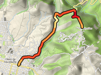Els Canyamassos vanuit Olesa de Montserrat