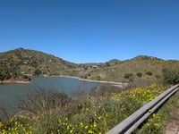 Embalse de El Tomillar über Camino Cortijo Los Arias
