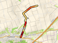 Erdenhügel z Theilheim przez Spitzweg