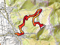 Eremo di Serrasanta von Gualdo Tadino über Via Valsorda
