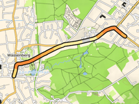 Erkelenzer Strasse from Wassenberg via Kirchstrasse