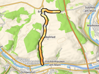 Erlacherberg von Frickenhausen am Main
