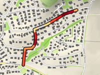 Erlenweg via Fliederstrasse