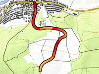 Erminger Strasse depuis Arnegg