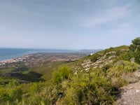 Ermita de Santa Lucía i Sant Benet vanuit Alcossebre