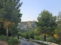 Col de Escourtines desde Calanque de Morgiou