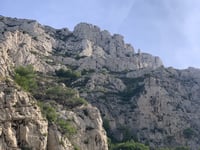 Col de Escourtines desde Calanque de Morgiou
