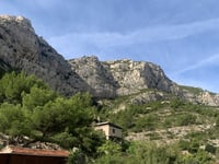 Col de Escourtines desde Calanque de Morgiou