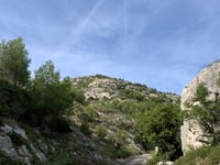 Col de Escourtines desde Calanque de Morgiou