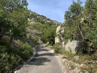 Col de Escourtines desde Calanque de Morgiou