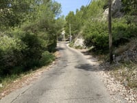 Col de Escourtines desde Calanque de Morgiou