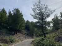 Col de Escourtines desde Calanque de Morgiou