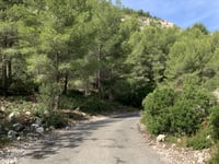 Col de Escourtines desde Calanque de Morgiou