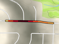 Esslinger Road von Aldridge Creek