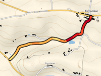 Estramiac via Route du Calvaire