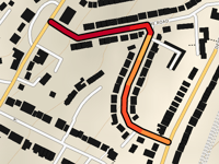 Ewelme Road via Woodcombe Crescent