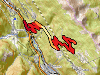 Fararenca über Strada di Vign