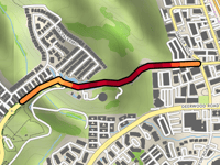 Faria Preserve Parkway von Omega Road