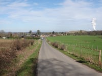 Farmweg über Auf dem Königreich