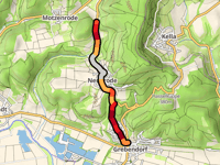 Ferneberg da Grebendorf via Alte Neueroder Strasse