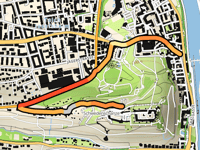 Festung Marienberg über Höchberger Strasse