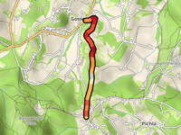 Feuerriegelweg Oost vanuit Gossendorf