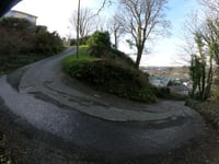 Ffordd Pen Llech über Harlech Castle