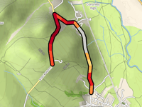 Fiddler Hill da Cononley via Woodside Lane