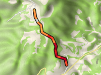 Flat Top Mountain z Sinks Grove